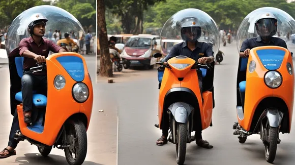 IIM Vadodara Students Develop Battery-Powered AC Helmets for Traffic Police