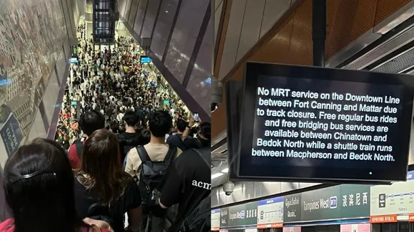 MRT Service on Downtown Line Delayed Due to Locomotive Fire, No Injuries Reported