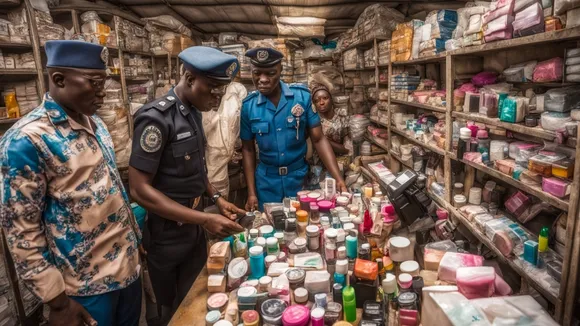 NAFDAC Arrests Counterfeit Cosmetics Manufacturer in Lagos
