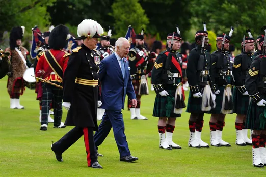 King Charles Welcomed to Scotland for Holyrood Week