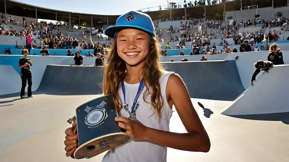 14-Year-Old Australian Skateboarder Arisa Trew Wins Laureus Action Sportsperson of the Year