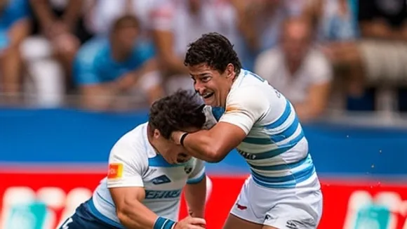 Los Pumas 7 Dominate Great Britain 31-5 in Madrid Sevens Rugby Tournament