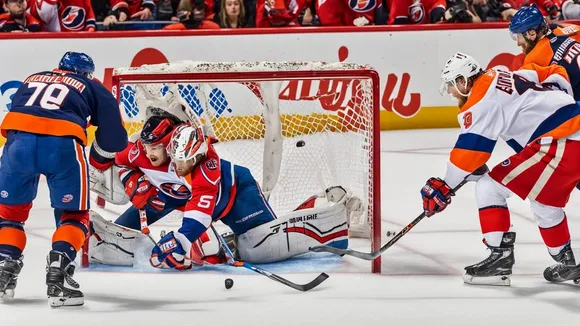 Islanders Face Hurricanes in Game 1 of Eastern Conference 1st-Round Series