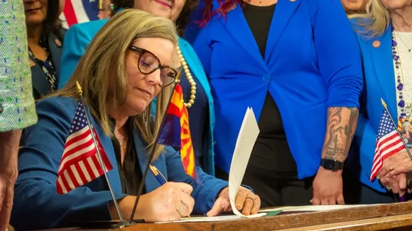 Arizona Governor Katie Hobbs Repeals 1864 Abortion Ban, Replaces with 15-Week Limit
