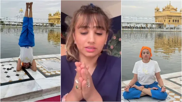 Woman Influencer Apologizes for Performing Yoga at Golden Temple, Says ‘Getting Death Threats’