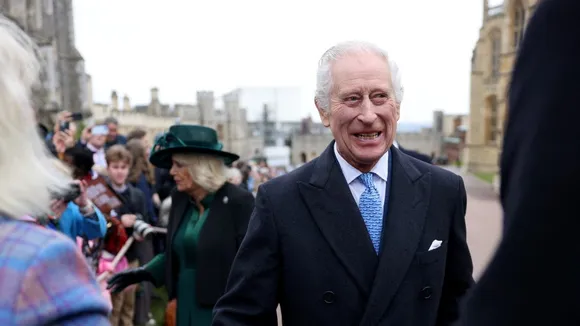 Crowd Gathers as King Charles III Makes First Public Appearance Amid Cancer Treatment