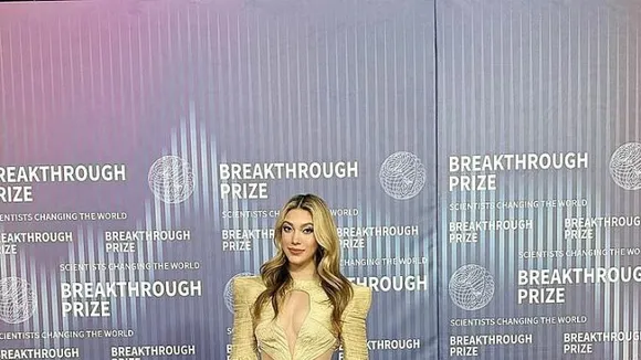 Eileen Gu Shines in Dress by Vietnamese Designer Cong Tri at Breakthrough Prize Ceremony