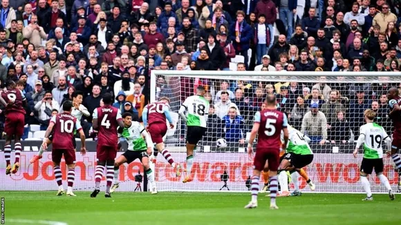 Michail Antonio's Late Header Rescues Point for West Ham, Dents Liverpool's Title Hopes