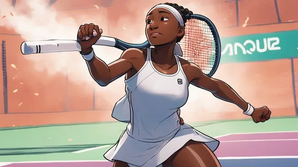 Coco Gauff Incorporates Anime Breathing Techniques to Manage Pressure on Tennis Court