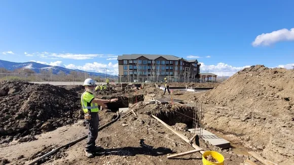 Holiday Inn Express Under Construction in Steamboat, Colorado