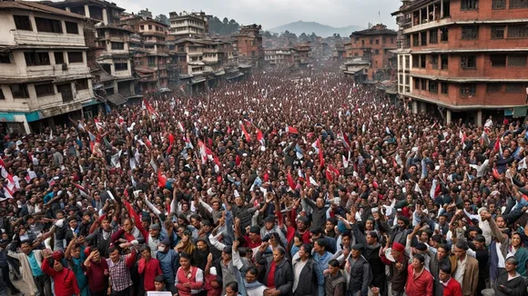 Cooperative Victims in Nepal Rally Against Home Minister, Demanding Action on Fraud