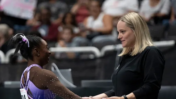 Georgia Hires Simone Biles' Coach Cecile Canqueteau-Landi as Co-Head Coach