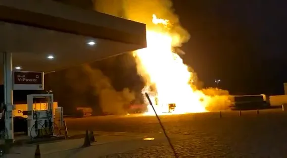 Gas Truck Explosion on BR-010 Highway, Brazil , Injures Six, Including Firefighters