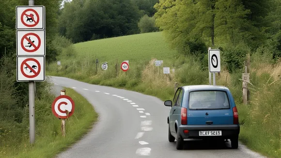 Stolen Road Signs in France Endanger Motorists