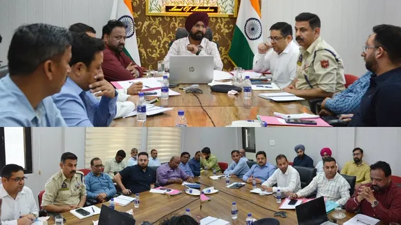 District Development Commissioner Chairs Meeting on National Highway 244 Construction in Doda