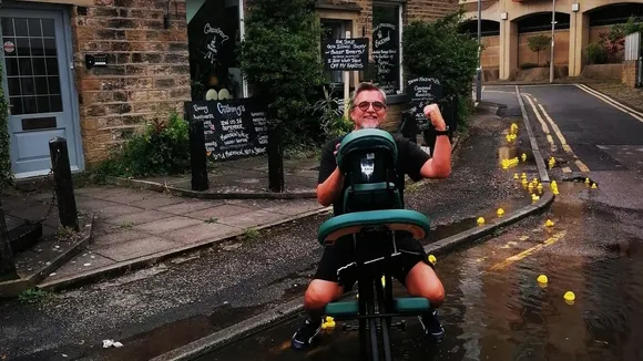 Business Owner Uses 200 Rubber Ducks to Highlight Leaking Pipe in Skipton
