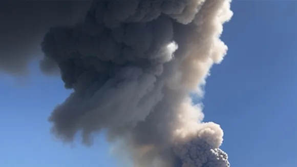 Ibu Volcano Erupts In Indonesia, Sending Ash 8,000 Feet Into The Sky