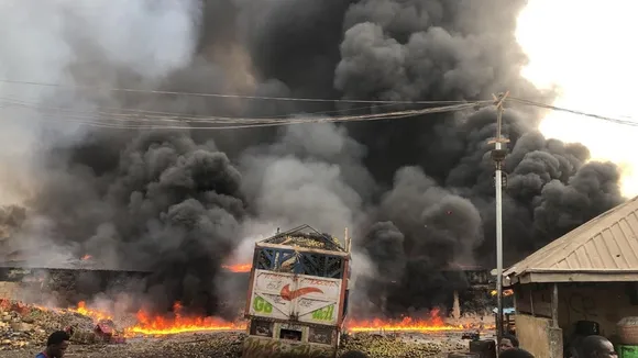 Violence Erupts at Ile Epo, a Major Lagos Food Market, Resulting in Injuries and Arson