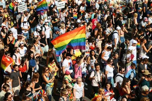 Thousands March in Budapest Pride Parade Against Hungary's Anti-LGBTQ+ Policies