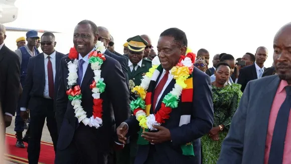 Kenyan President Praises Zimbabwe's Economic Reforms at Trade Fair Opening