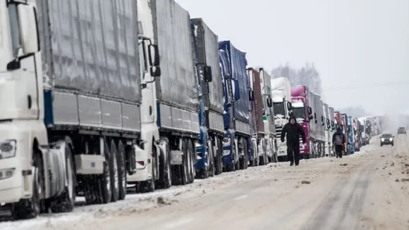 Truck Queues at Belarus Border Spark Complaints from Lithuanian Residents