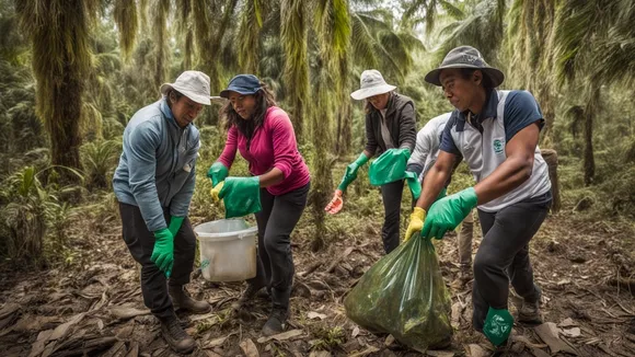 U.S. Exchange Alumni Lead Cleanup Campaign in Bolivia's Ecological Belt