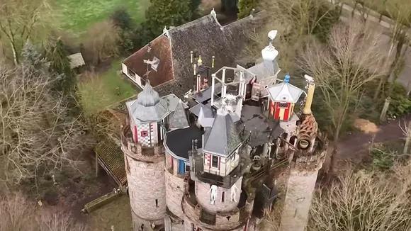Dutch Pensioner Builds Five-Storey Castle in Backyard Over 34 Years