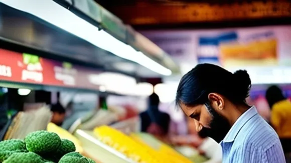 India's Retail Inflation Eases to 4.83% in April, Food Prices Remain High