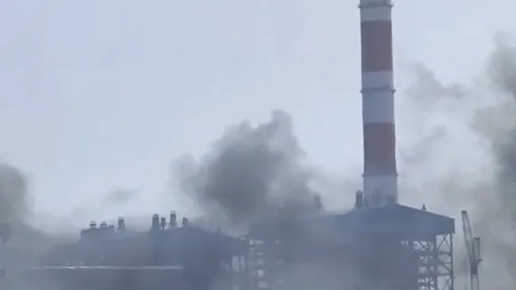 Massive Fire Breaks Out at BHEL Stockyard in Jharkhand, No Casualties Reported