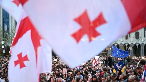 Thousands Protest in Georgia Against Controversial 'Foreign Agents' Law