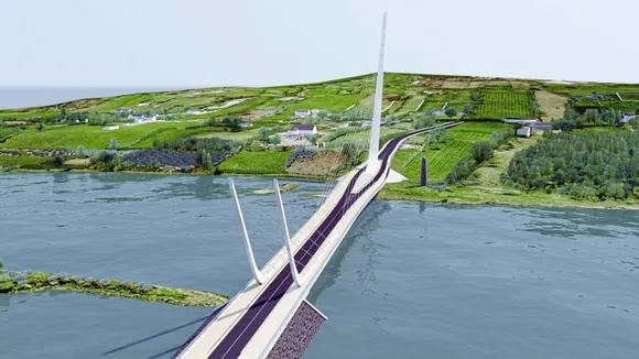 Construction Commences on €100m Cable-Stayed Bridge Linking Louth and Down Counties