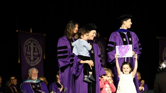 6-Year-Old Eden Brings Joy Amidst Pro-Palestine Protest at NYU Commencement