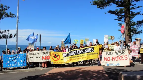 Wollongong Residents Rally Against Potential Nuclear Submarine Base
