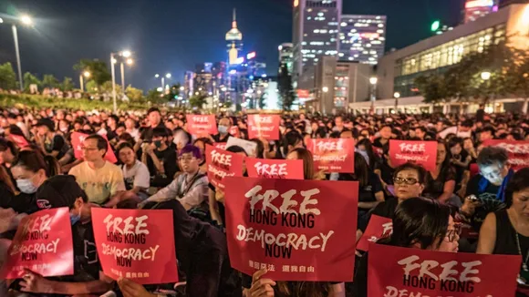 Hong Kong Protests Intensify as Armed Police and Drones Deployed
