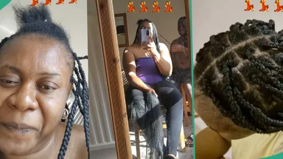 Nigerian Man in the UK Braids Wife's Hair, Saves £100 and Wins Praise