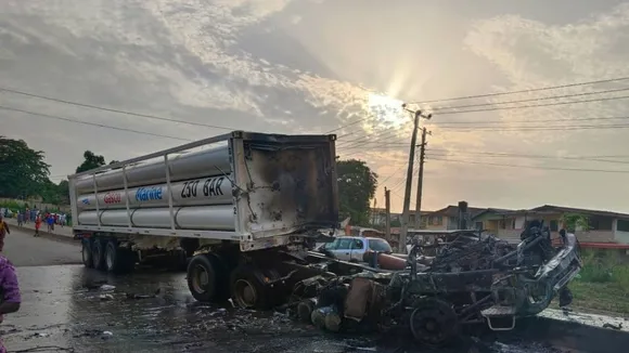 Gas Tanker Explosion in Ogun State, Nigeria Kills One, Injures Six