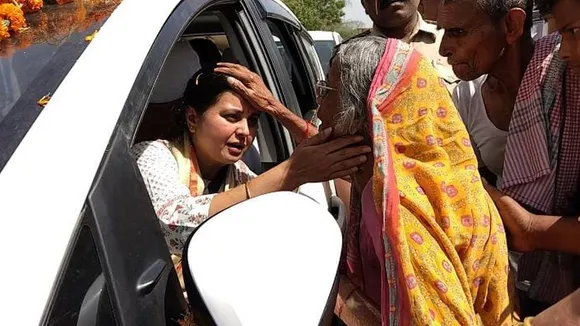 Lalu Prasad Joins Daughter's Election Campaign in Saran, Bihar