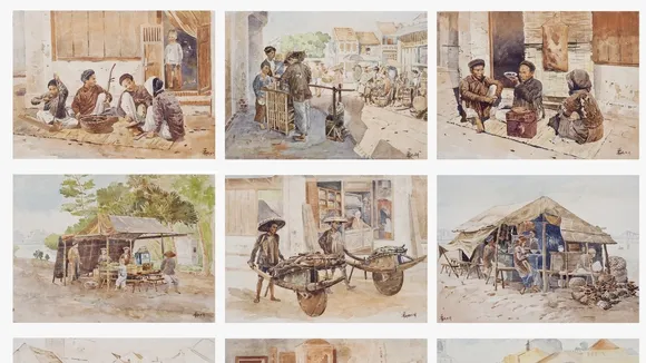 Thang Tran Phenh: Capturing 20th-Century Vietnamese Life Through Watercolors