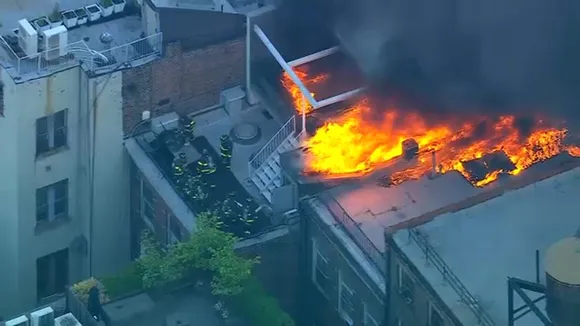 Three-Alarm Fire Destroys Rooftop Penthouse in SoHo