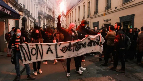 Clashes with Police as Protests Escalate Across France Against Far-Right Gains in European Elections