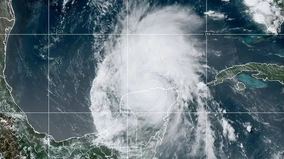 Beryl weakens to a tropical storm after hitting Mexico but could become a hurricane again as it targets Texas