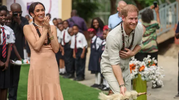 Prince Harry and Meghan Begin Three-Day Visit to Nigeria, to Meet Wounded Soldiers and Visit Charities