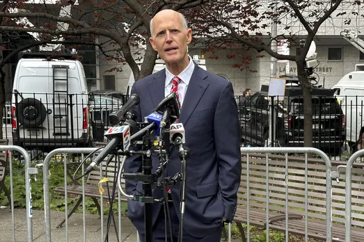 Trump Ally Sen. Rick Scott Lambasts Prosecutors and Judge's Family in New York Case