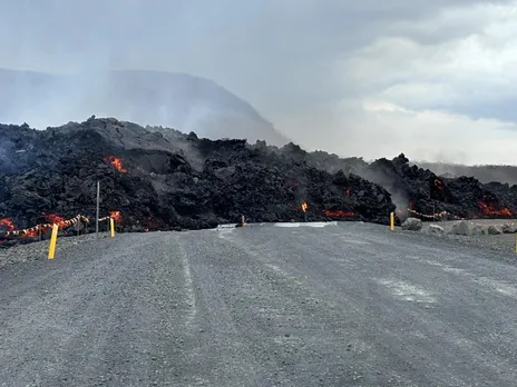 Lava Covers Main Road To Grindavík As Icelandic Eruption Intensifies
