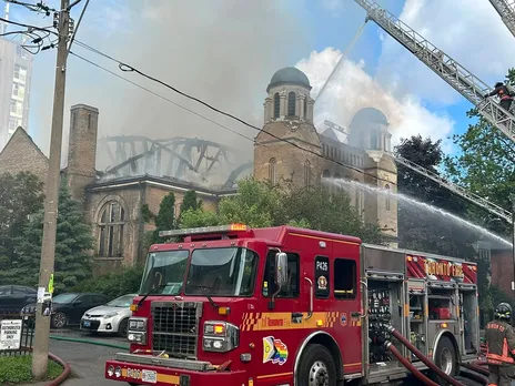 Historic St. Anne's Anglican Church in Toronto Ravaged by Devastating Fire