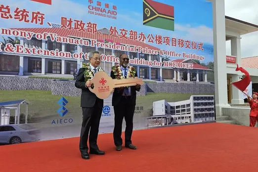 Vanuatu Takes Possession of New China-Funded Presidential Palace and Ministry Buildings