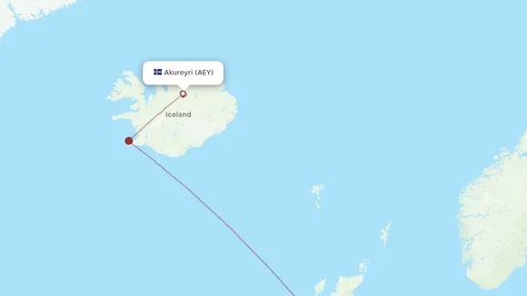 New Flight Route Connects London to Akureyri, Northern Iceland