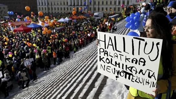 Over 2,000 Finnish Private School and Daycare Employees Launch 4-Day Strike