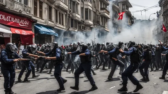 Istanbul Police Clash with Protesters at Banned May Day Rally