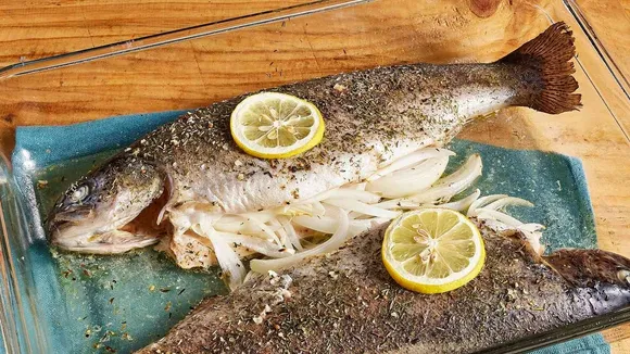 Cooking Trout in 30 Minutes with Lemon, Spices, and Broccoli